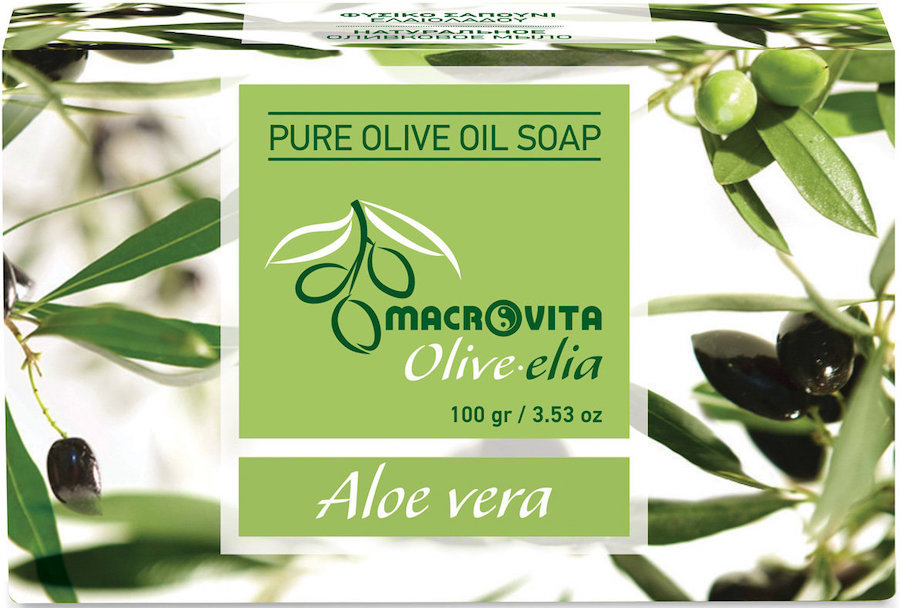 Macrovita Pure Olive Oil Soap Olive.elia Aloe Vera 100gr