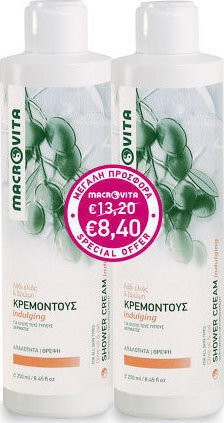  Macrovita 1+1 Indulging Shower Cream OliveOil & Oat 2x250ml