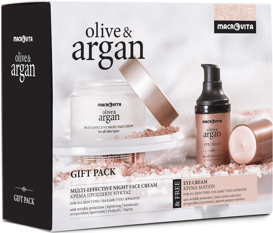Macrovita Olive & Argan Set Night Cream & Eye Cream