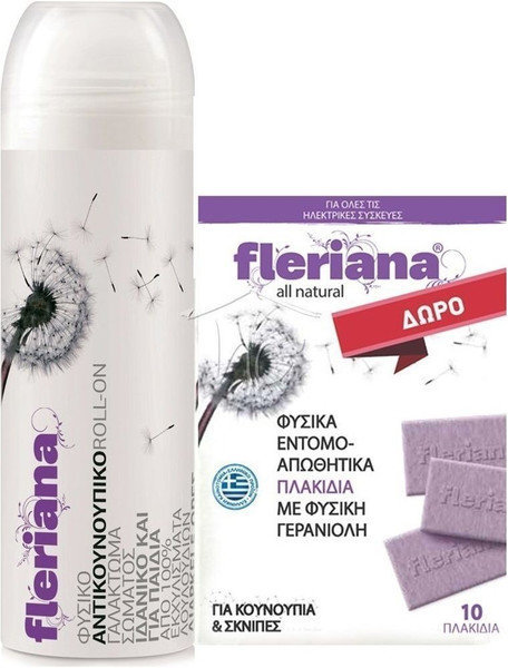 Fleriana Set Roll On & Insect Repellent Tiles