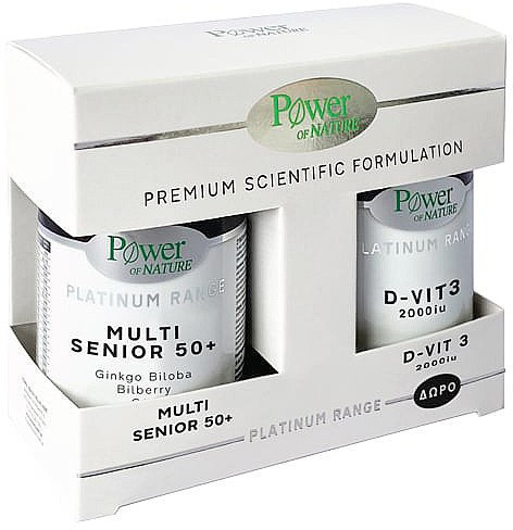 Power Health Platinum Multi Senior 50+ & Vitamin D3 2000iu