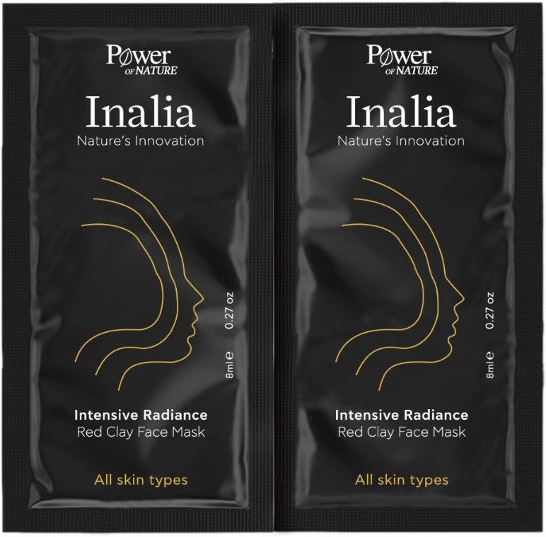 Inalia Intensive Radiance Red Clay Face Mask 2x8ml