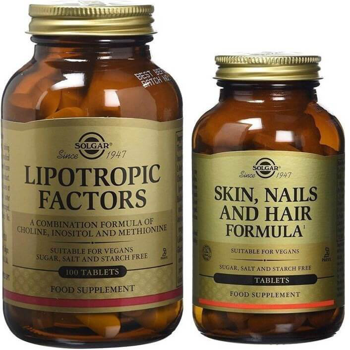 Solgar Lipotropic Factors & Skin Nails and Hair Formula