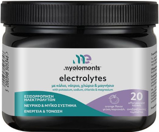 My Elements Electrolytes Orange Flavor 20eff.tabs