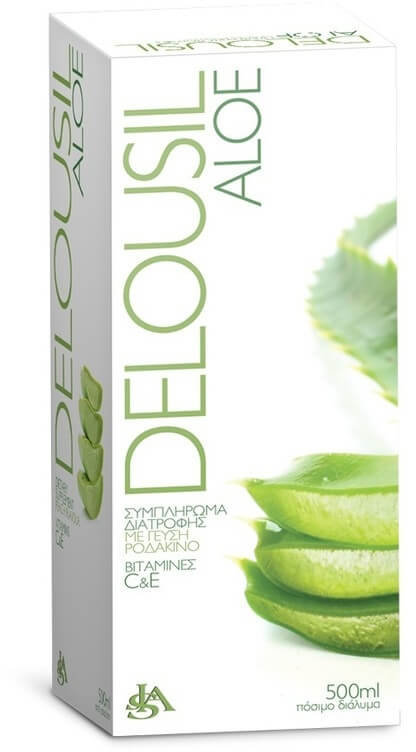 Delousil Aloe Vera & Βιταμίνες C & E Peach flavor 500ml