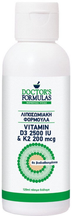 Doctor's Formulas Vitamin D3 2500IU & K2 200mcg 150ml
