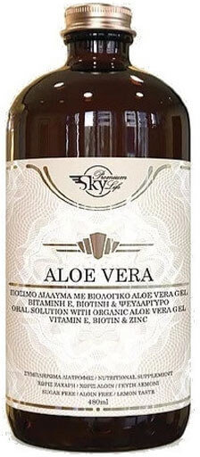 Sky Premium Life Aloe Vera Oral Solution Lemon Taste 480ml