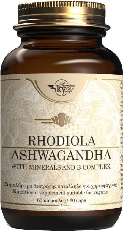 Sky Premium Life Rhodiola Ashwagandha 60caps