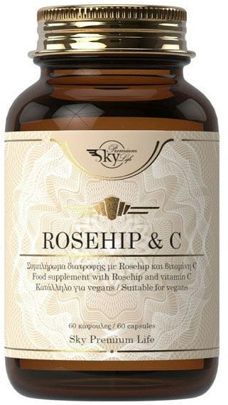Sky Premium Life Rosehip 1000 mg & Vitamin C 60caps