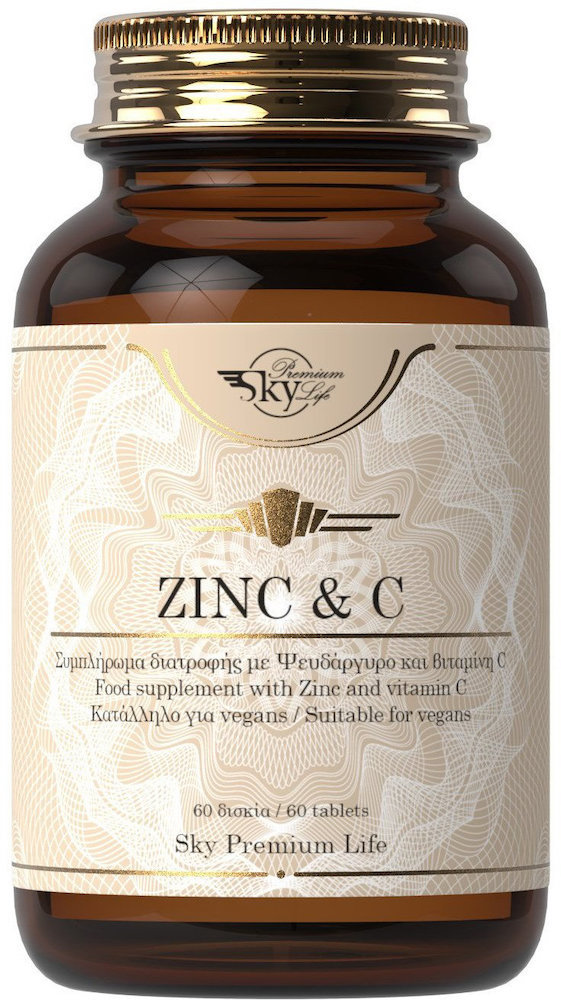 Sky Premium Life Zinc & Vitamin C 60tabs Sky Premium Life Zinc & Vitamin C 60tabs
