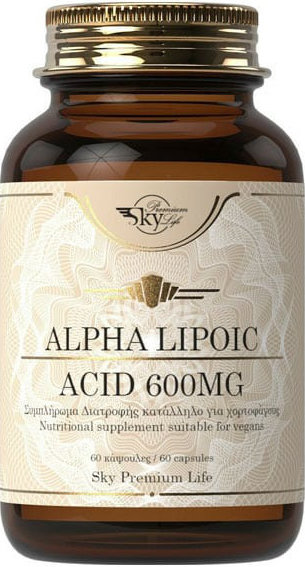 Sky Premium Life Alpha Lipoic Acid 600mg 60caps