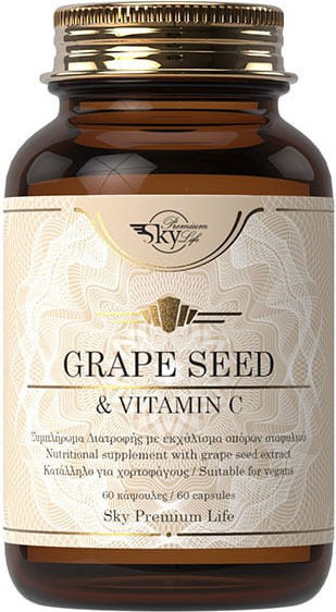 Sky Premium Life Grape Seed & Vitamin C 60caps