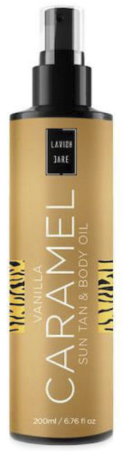 Lavish Care Vanilla Caramel Sun Tan & Body Oil 200ml