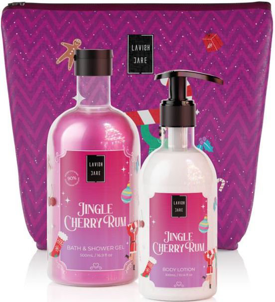Lavish Care Jingle Cherry Rum Bag Set