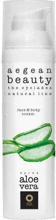 Aegean Beauty Natural Face Body Cream Syros Aloe Vera 75ml