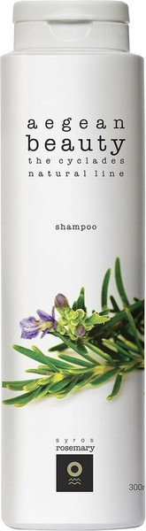 Aegean Beauty Natural Shampoo Syros Rosemary 300ml