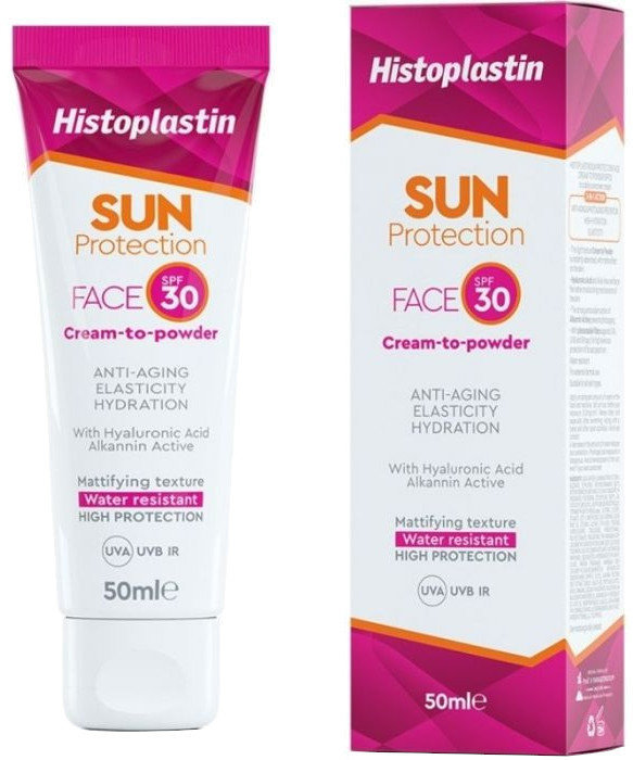 Histoplastin Sun Protection Face Cream to Powder SPF30 50ml