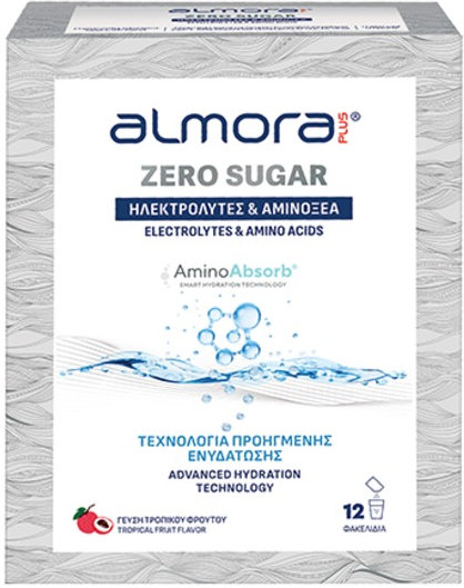 Almora Plus Electrolytes & Amino Acids Zero Sugar 12sachets