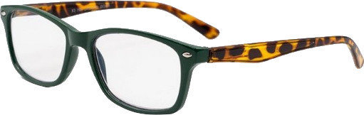 Frog Optical Reading Glasses F101 +1.50 Green Animal Print