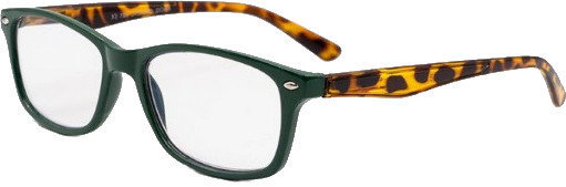Frog Optical Reading Glasses F101 Green Animal Print +2 1τμχ