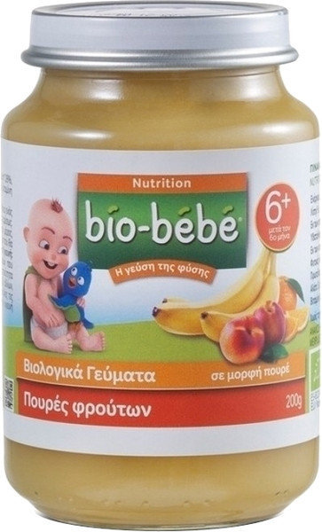 Bio-Bebe Fruit Puree 6m+ 200gr