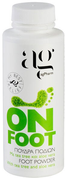 Ag Pharm On Foot Foot Powder Tea Tree & Aloe Vera 100ml