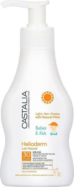 Castalia Helioderm Lait Naturel SPF30 6m+ 200ml
