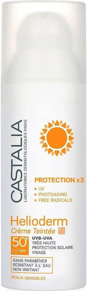 Castalia Helioderm Tinted Cream SPF50+ Normal/Dry 50ml
