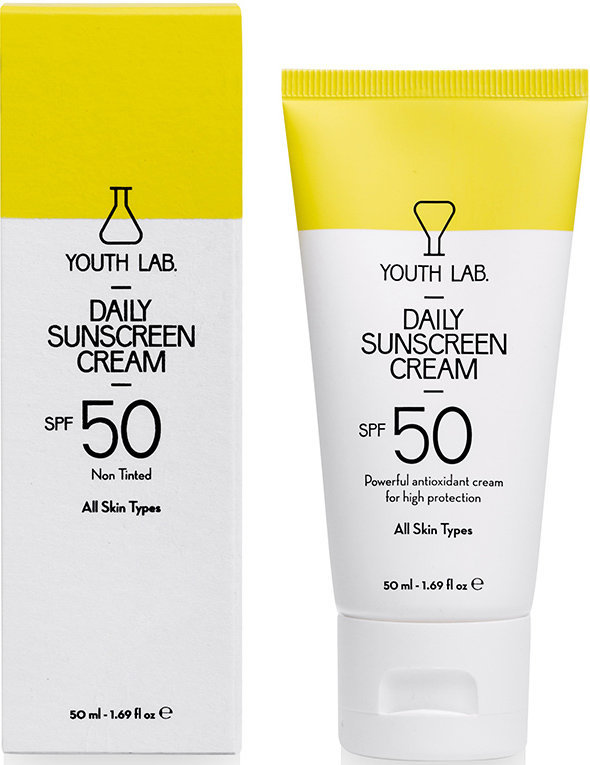 Youth Lab Daily Sunscreen Cream SPF50 Non Tinted 50ml