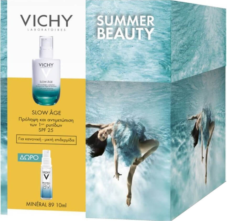 Vichy Set Summer Beauty Slow Age Daily Cream & Mineral 89 