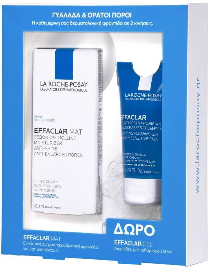 La Roche Posay Effaclar Mat Cream & Foaming Gel 