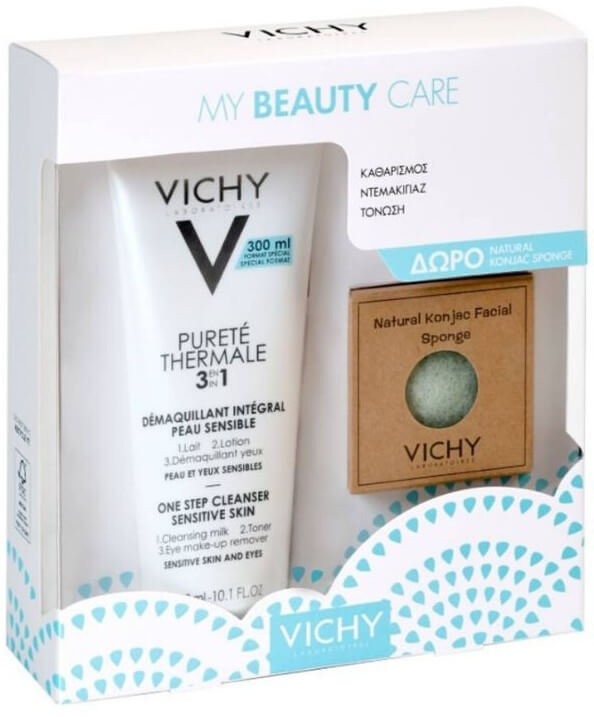 Vichy My Beauty Care Purete Thermale 3in1 & Konjac Sponge