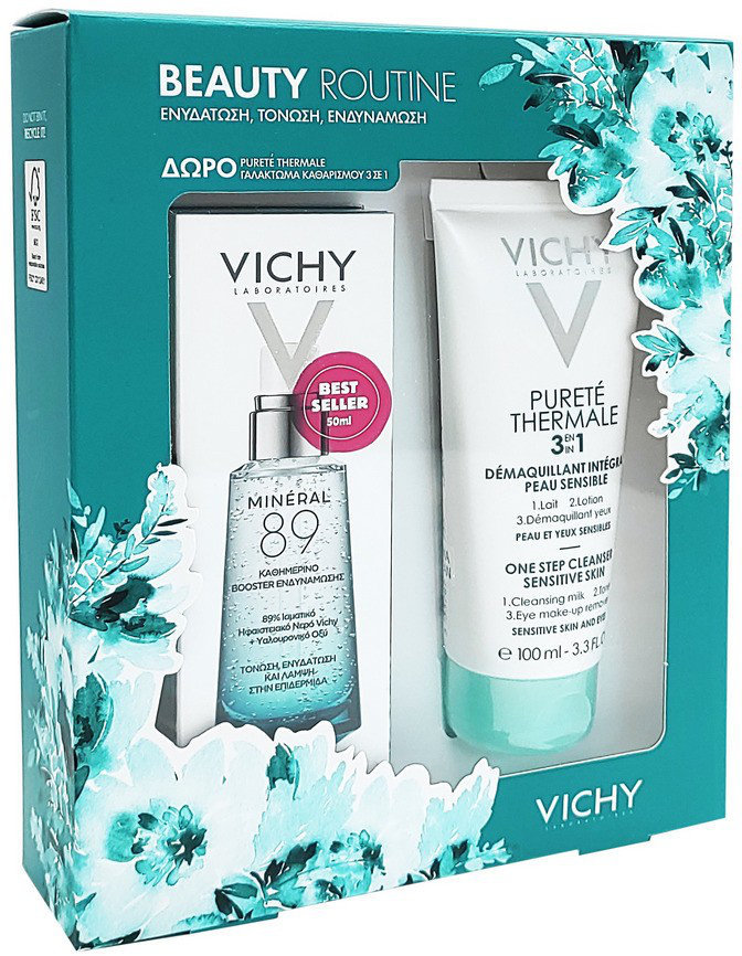 Vichy Beauty Routine Mineral 89 Travel Care Set Sensitive