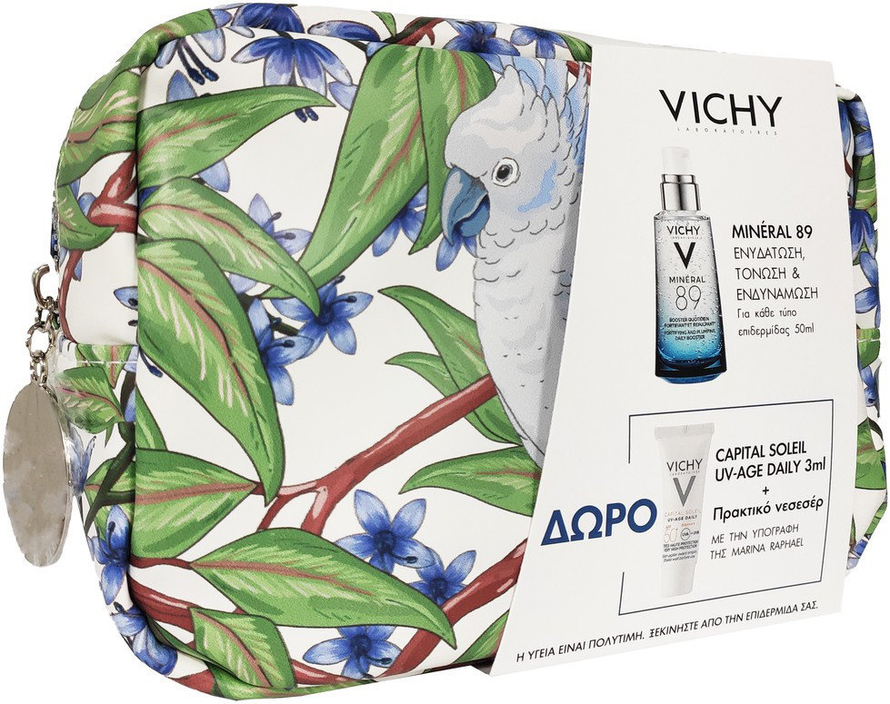 Vichy Mineral 89 & Capital Soleil Age Daily Travel Set