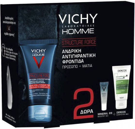 Vichy Homme Structure Force Men's Anti-Aging Care Set