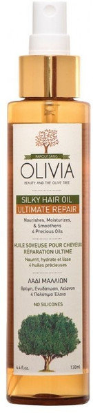 Papoutsanis Olivia Silky Hair Oil Ultimate Repair 130ml
