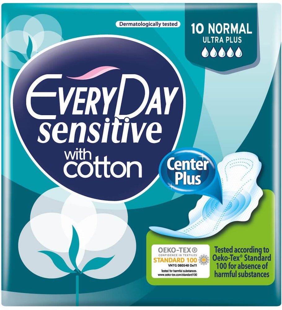 EveryDay Sensitive Normal Ultra Plus Sanitary Napkin 10τμχ