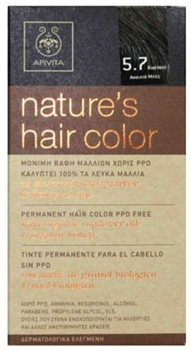 Apivita Nature's Hair Color 5.7 50ml