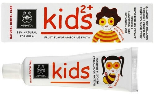 Apivita Kids 2+ Toothpaste with Pomegranate & Propolis 50ml