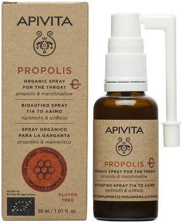 Apivita Propolis Organic Spray For The Throat 30ml