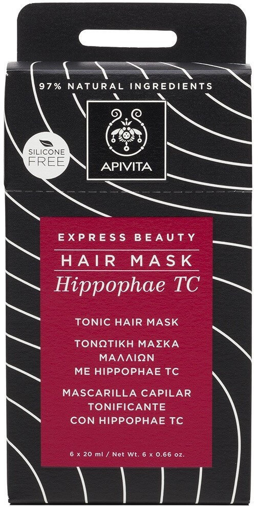 Apivita Express Beauty Hair Mask Hippophae TC 6x20ml