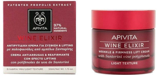 Apivita Wine Elixir Wrinkle & Firmness Lift Cream Light 50ml