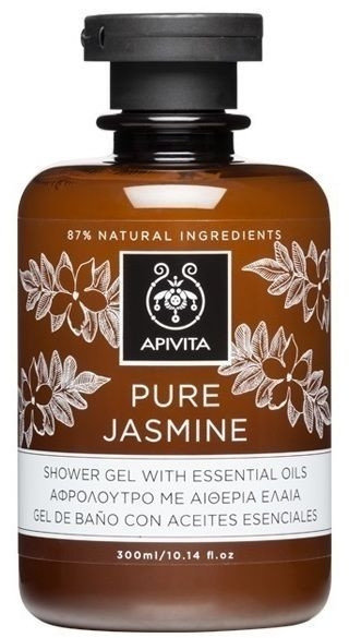 Apivita Pure Jasmine Shower Gel with Essential Oils 300ml