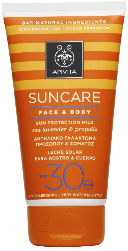 Apivita Suncare Face & Body Sun Protection Milk SPF30 100ml