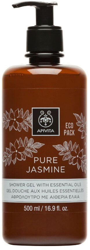 Apivita Eco Pack Shower Gel Pure Jasmine 500ml