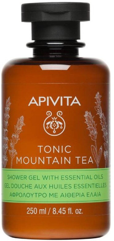 Apivita Tonic Mountain Tea Shower Gel 250ml