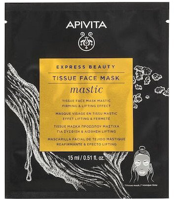Apivita Express Beauty Tissue Face Mask Mastic 15ml