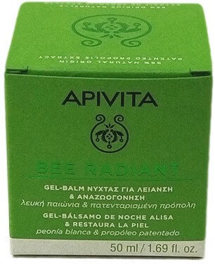 Apivita Bee Radiant Peony Night Gel Balm 50ml