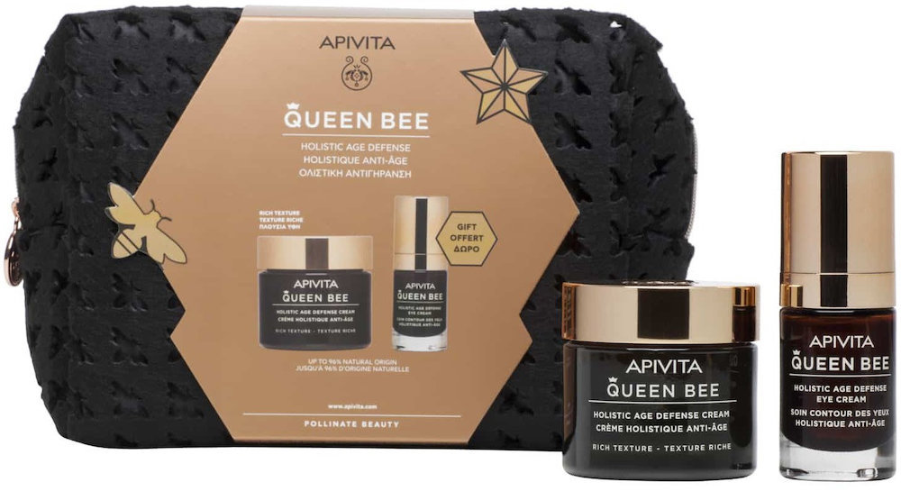 Apivita Queen Bee  Holistic Age Defence Rich Texture Set