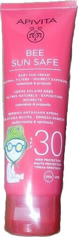 Apivita Bee Sun Safe Baby Sun Cream SPF30 100ml